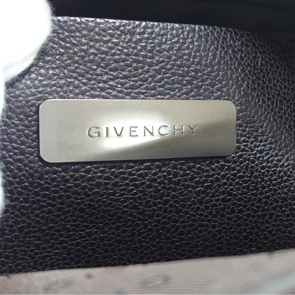 Authentic Rare Givenchy Canvas & Leather Crossbody with G Monogram +COA - Picture 10 of 10